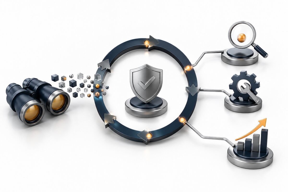 Feedback loop supporting security review, insight and continuous improvement