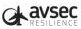 Avsec Resilience logo, with words and a plane with tail