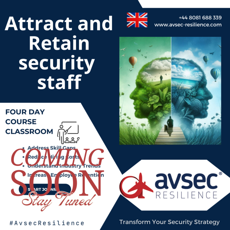 Attract and retain security staff - classroom - COMING SOON.....