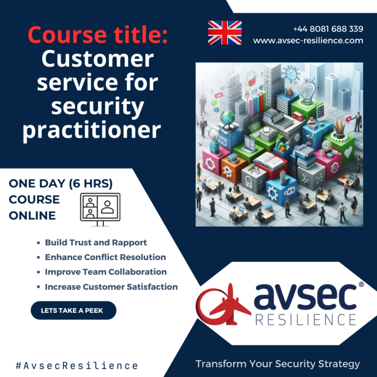 customer services for security practitioners
